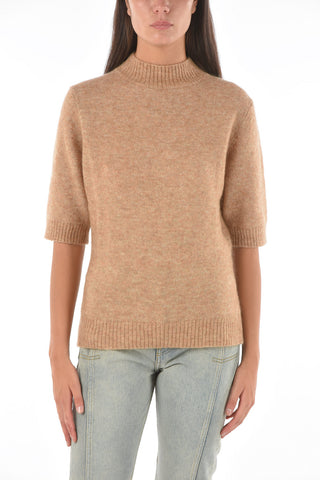 short sleeve turtle-neck DUFFY sweater