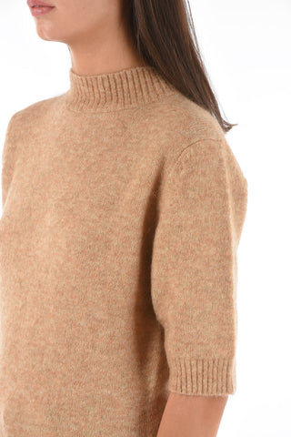 short sleeve turtle-neck DUFFY sweater