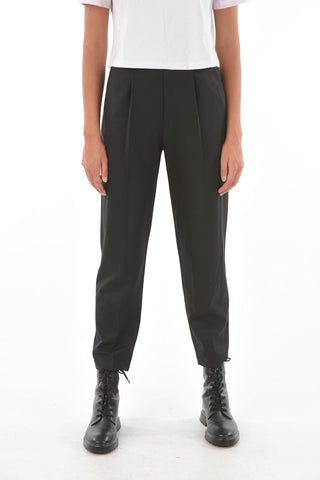 LOVE Pantaloni ad 1 Pince con Banda Logata in Vita