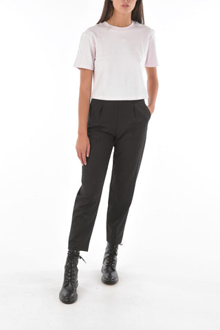 LOVE Pantaloni ad 1 Pince con Banda Logata in Vita