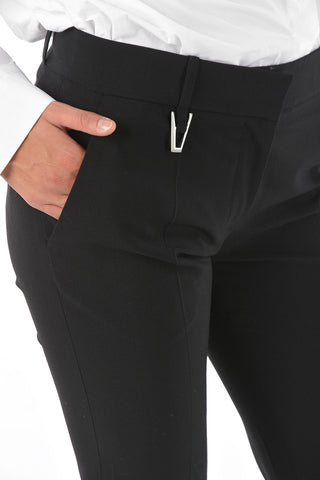 belt loops 4 pockets straight pants