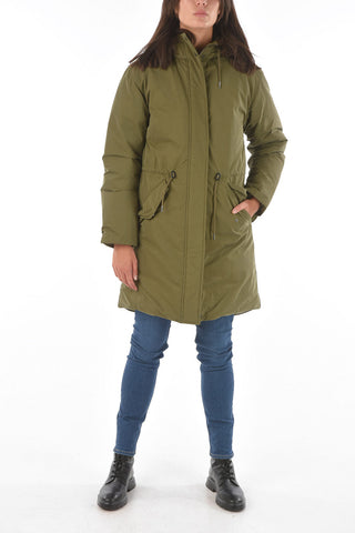 Piumino Parka LUCIE con Bottoni Automatici e Cappuccio