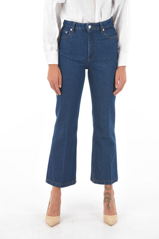 high waist flared cropped ZOEY jeans