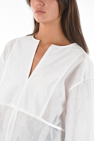 Maxi Tunica Plain Bib Trasparente