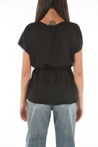 Silk Wrap Top