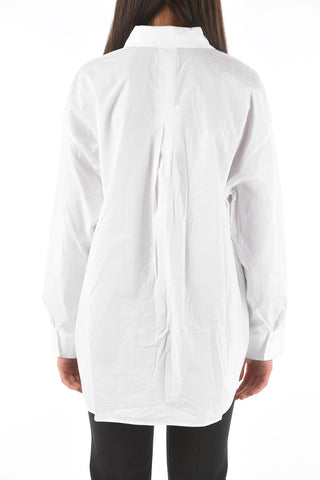 hidden closure solid color DAISY shirt