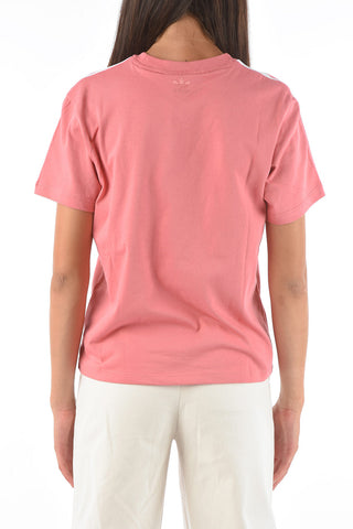 contrasting bands crew-neck t-shirt