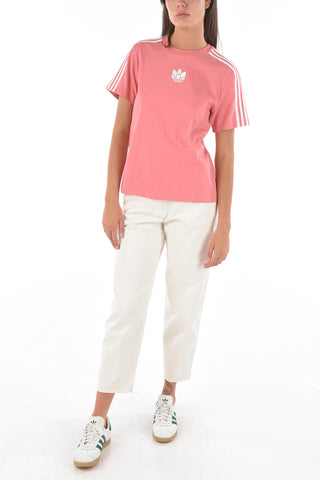 contrasting bands crew-neck t-shirt