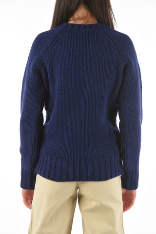 SUZANNE KOLLER Crew Neck ETHAN Wool Pullover