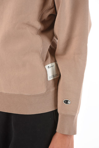brushed crew-neck sweatshirt
