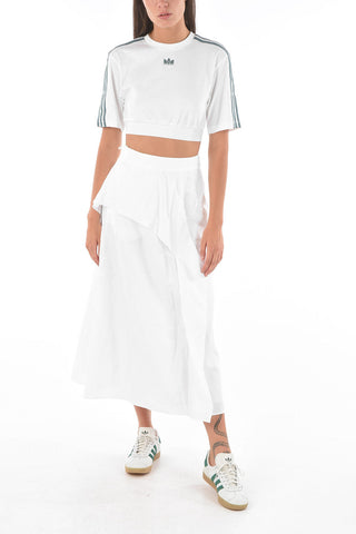 crew-neck cropped t-shirt
