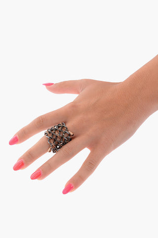 Anello PULSAR a Fascia in Ottone