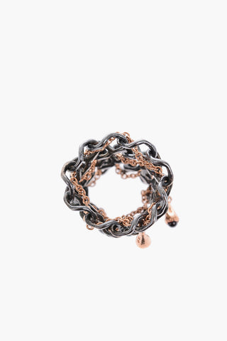 Anello PULSAR a Fascia in Ottone