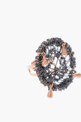 Round FACE OF DREAM Ring with Jewels