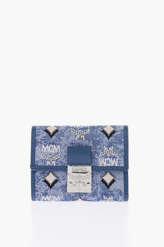Mini Portafoglio in tessuto jacquard