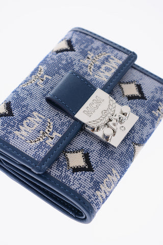 Mini Portafoglio in tessuto jacquard