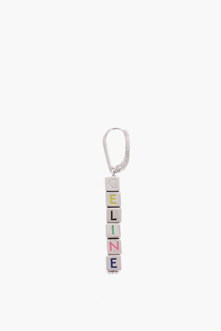 single earring with pendant