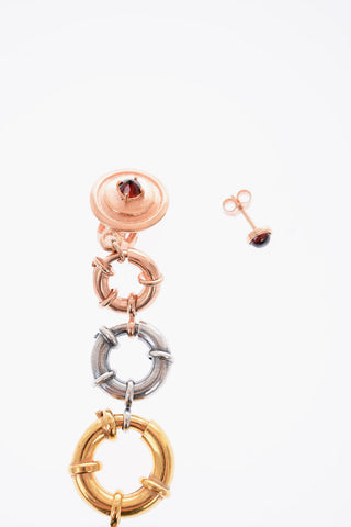 Brass FACE OF PEOPLE Earrings