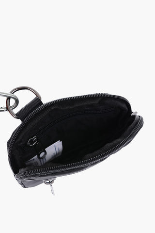 Pouch a tinta unita con chiusura zip