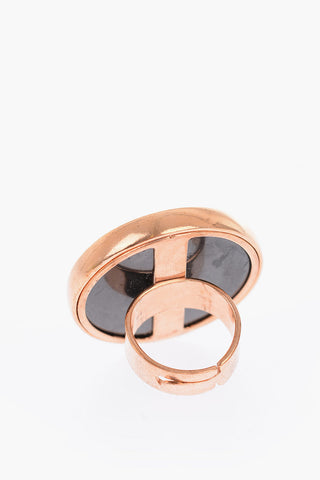 Embossed Motif MAYAN CALENDAR signet Ring