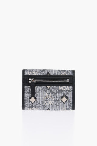 Mini Portafoglio in tessuto jacquard