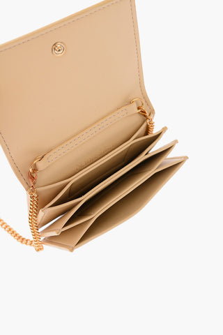 chain Shoulder Strap Faux Leather KINGSLEY Mini Card Holder