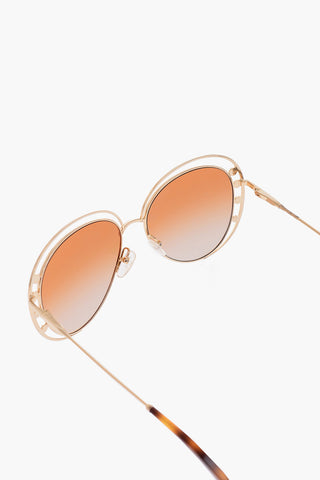 round frame gradient lenses DELILAH sunglasses