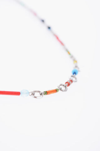 Necklace with Colored Beads