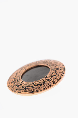 Spilla MAYAN CALENDAR con Motivo in Rilievo