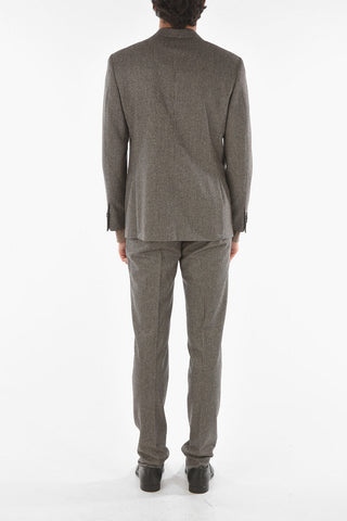 houndstooth MANTUA side vents notch lapel 2-button suit drop 6R