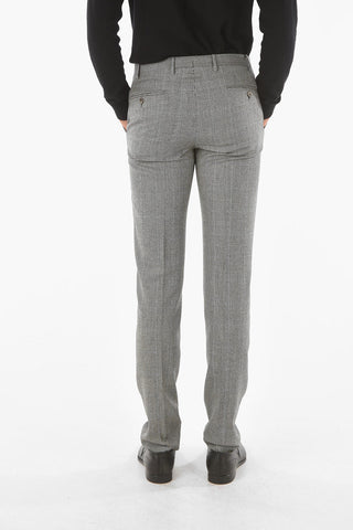 CC COLLECTION district check virgin wool side vents notch lapel RIGHT 2-button suit drop 7R