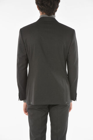 virgin wool MANTUA notch lapel 2-button suit drop 6R