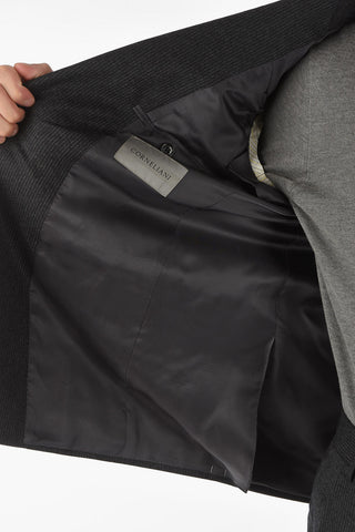 abito MANTUA drop 6R gessato in lana vergine revers classico