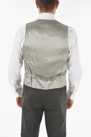 CC COLLECTION district check virgin wool RETAILORED Vest