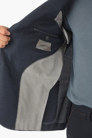 silk and cashmere LEADER SOFT notch lapel 2-button blazer