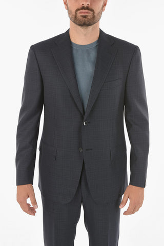 abito 2 bottoni MANTUA drop 6R hopsack revers classico