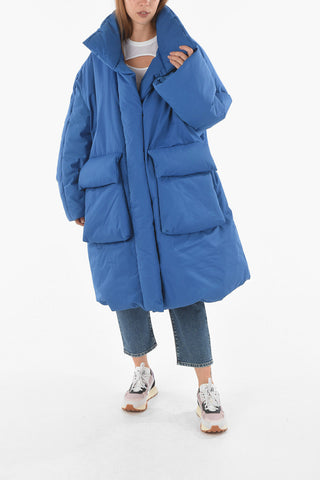 Magnetic Pocket W-THEA Oversized Padded Jacket