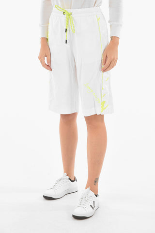 Shorts con Dettagli in Paillettes e Fluo