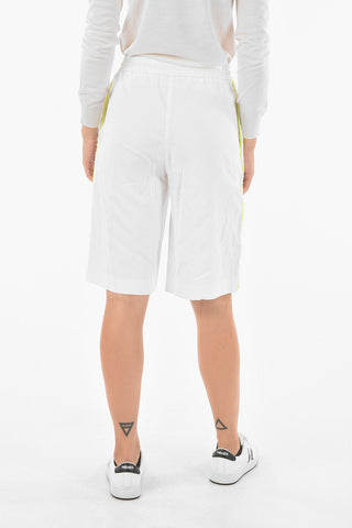 Shorts con Dettagli in Paillettes e Fluo