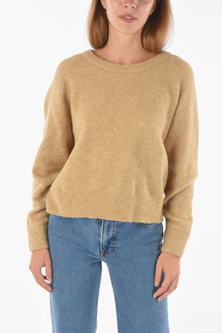 solid color NOR O-N crew-neck sweater