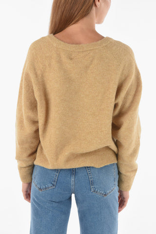 solid color NOR O-N crew-neck sweater