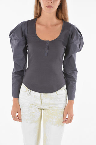 Blusa JOANNE con manica bombata