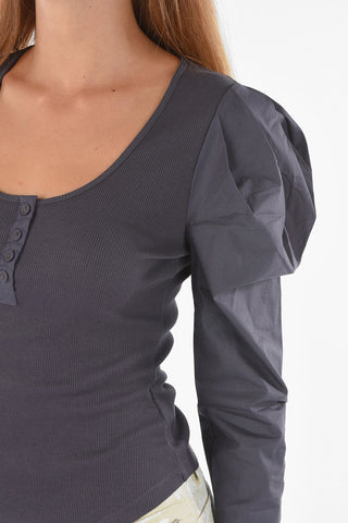 Blusa JOANNE con manica bombata