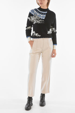 3 pockets wool pants