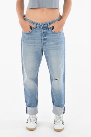 Mid-Rise Boyfriend Fit ROSA Jeans