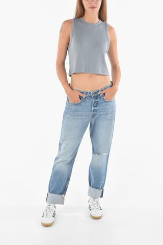 Mid-Rise Boyfriend Fit ROSA Jeans