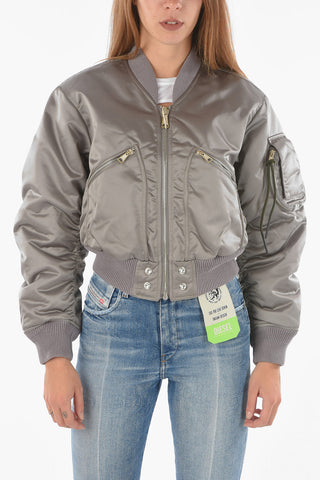 Hidden Zip G-ALMA Reversible Bomber Jacket