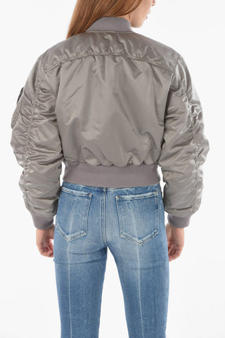 Hidden Zip G-ALMA Reversible Bomber Jacket