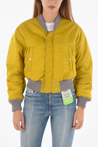 Hidden Zip G-ALMA Reversible Bomber Jacket