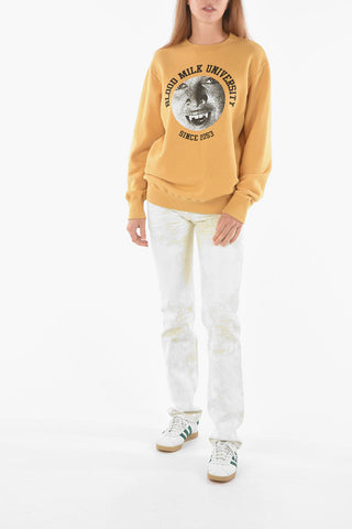 Painted Effect 6 Pockets Jeans